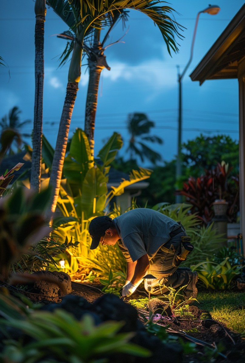 Hawaii LED Outdoor Lighting Installation